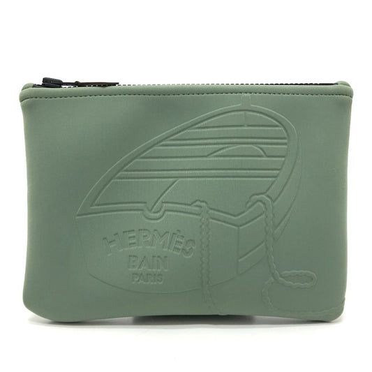 Hermes Pouch Neobain Thalassa PM Nylon Khaki