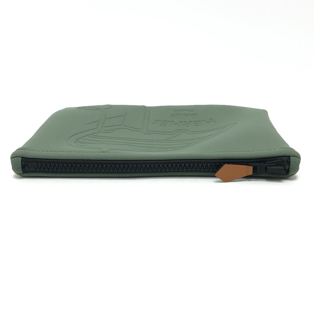 Hermes Pouch Neobain Thalassa PM Nylon Khaki — view 6