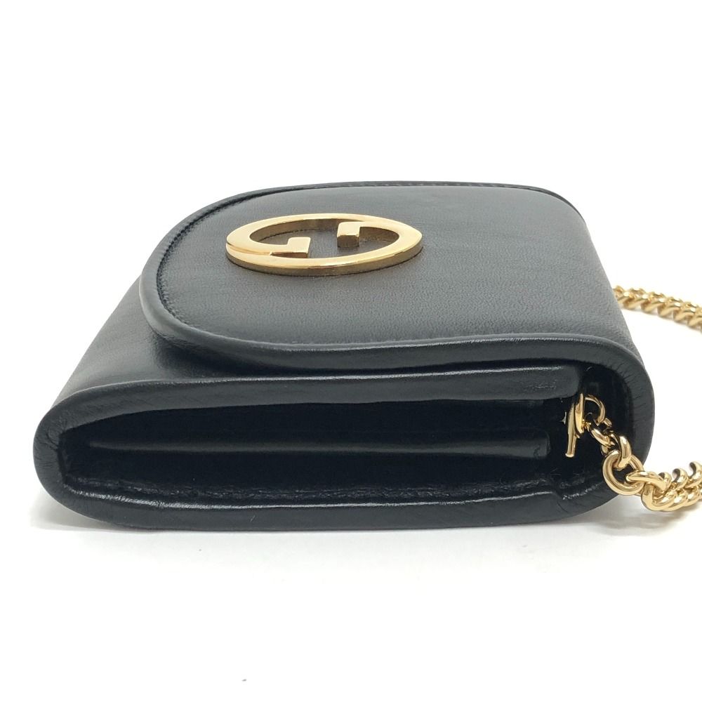 Gucci Shoulder Bag Blanc Di Leather Black — view 4