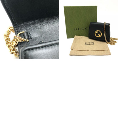 Gucci Shoulder Bag Blanc Di Leather Black — view 9
