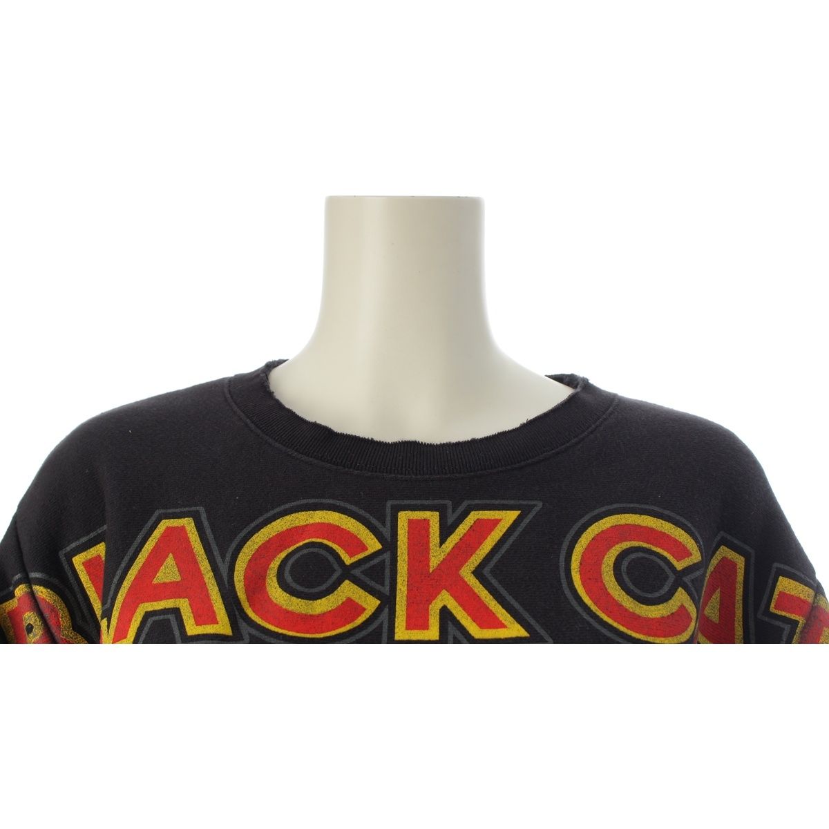 Gucci Black Cat Logo Print Sweatshirt — view 5