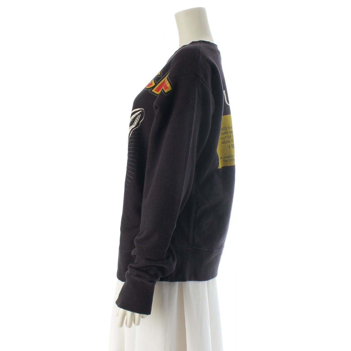 Gucci Black Cat Logo Print Sweatshirt — view 3