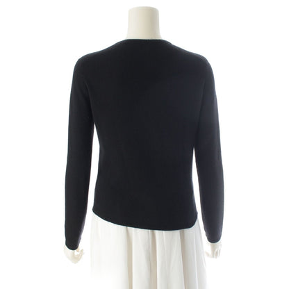 Hermes Cashmere Cadena Zip Knit Cardigan Jacket Black XS — view 4