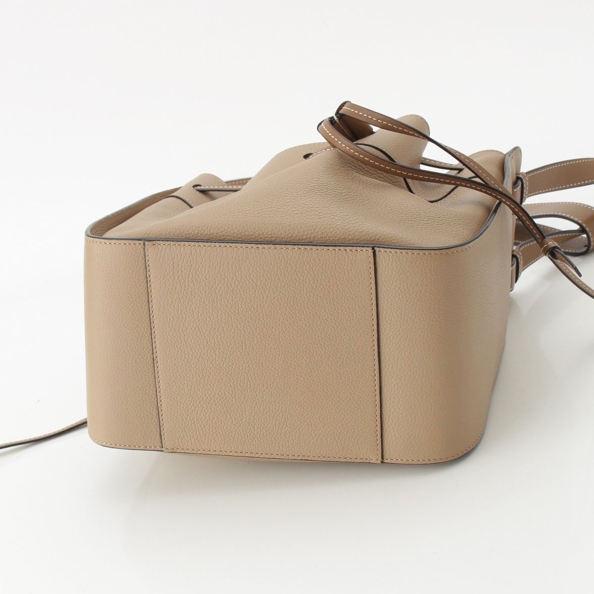 Loewe Hammock Drawstring Small Leather 2-Way Shoulder Handbag Sand — view 5