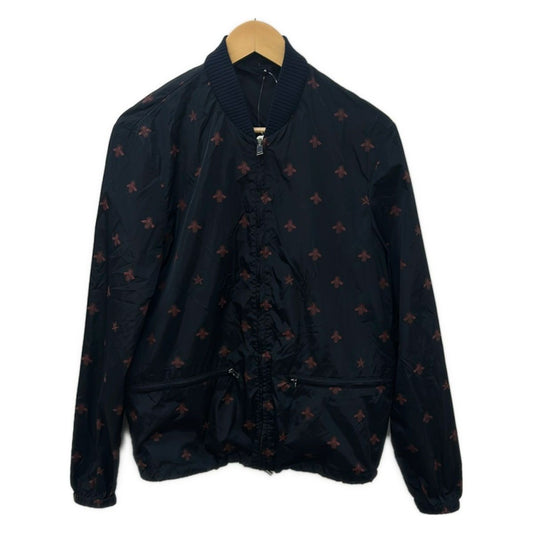 Gucci Jacket 44 S Navy Bordeaux Long Sleeve Spring Autumn