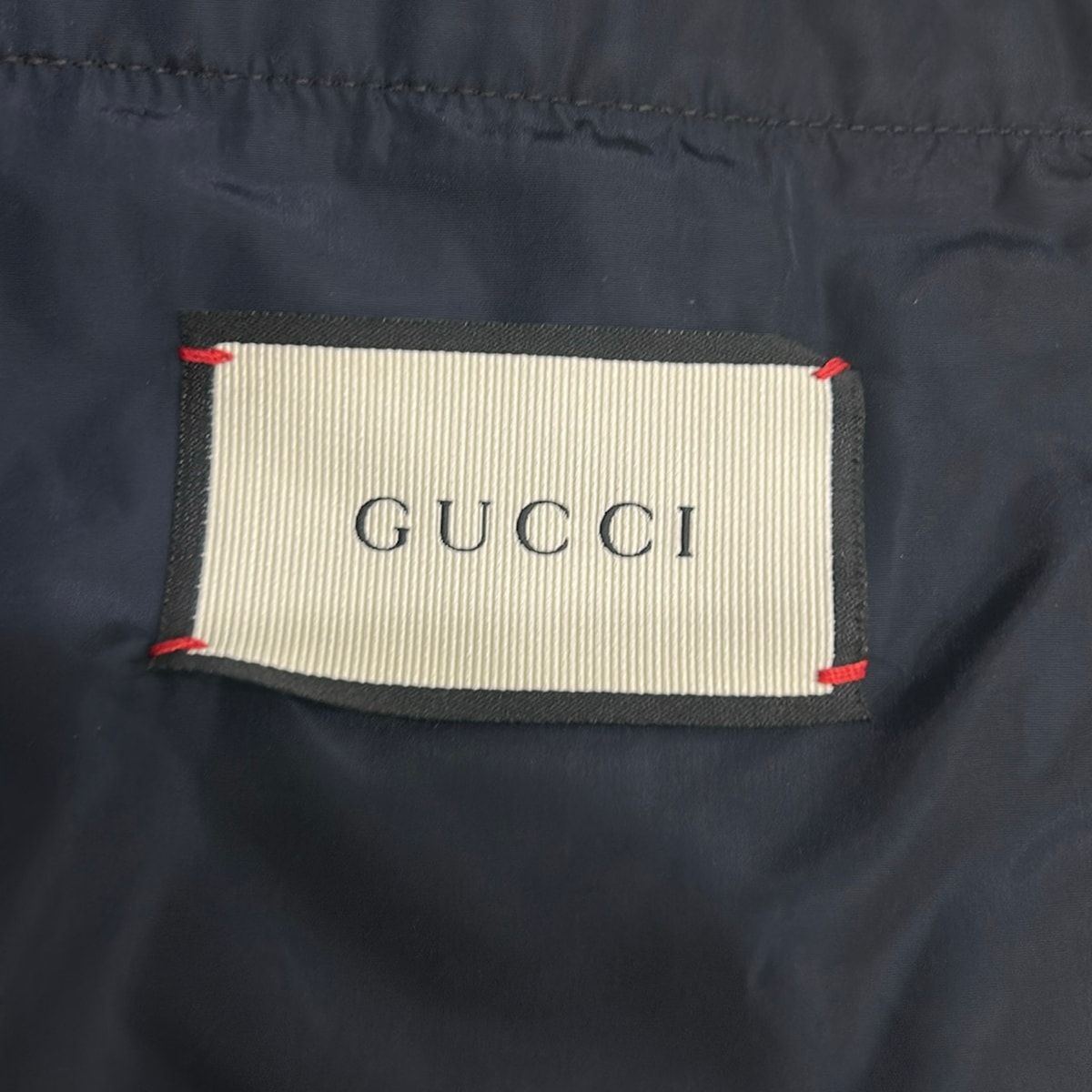 Gucci Jacket 44 S Navy Bordeaux Long Sleeve Spring Autumn — view 3