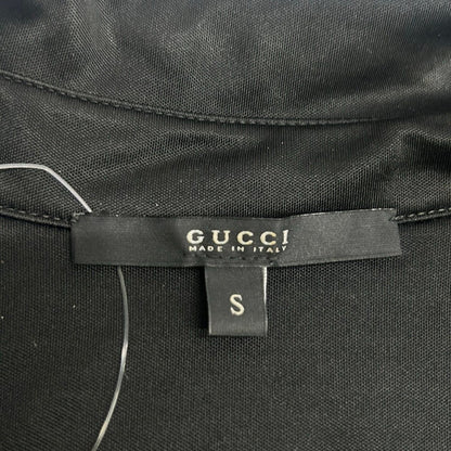 Gucci Long Sleeve Shirt Blouse S Black — view 3