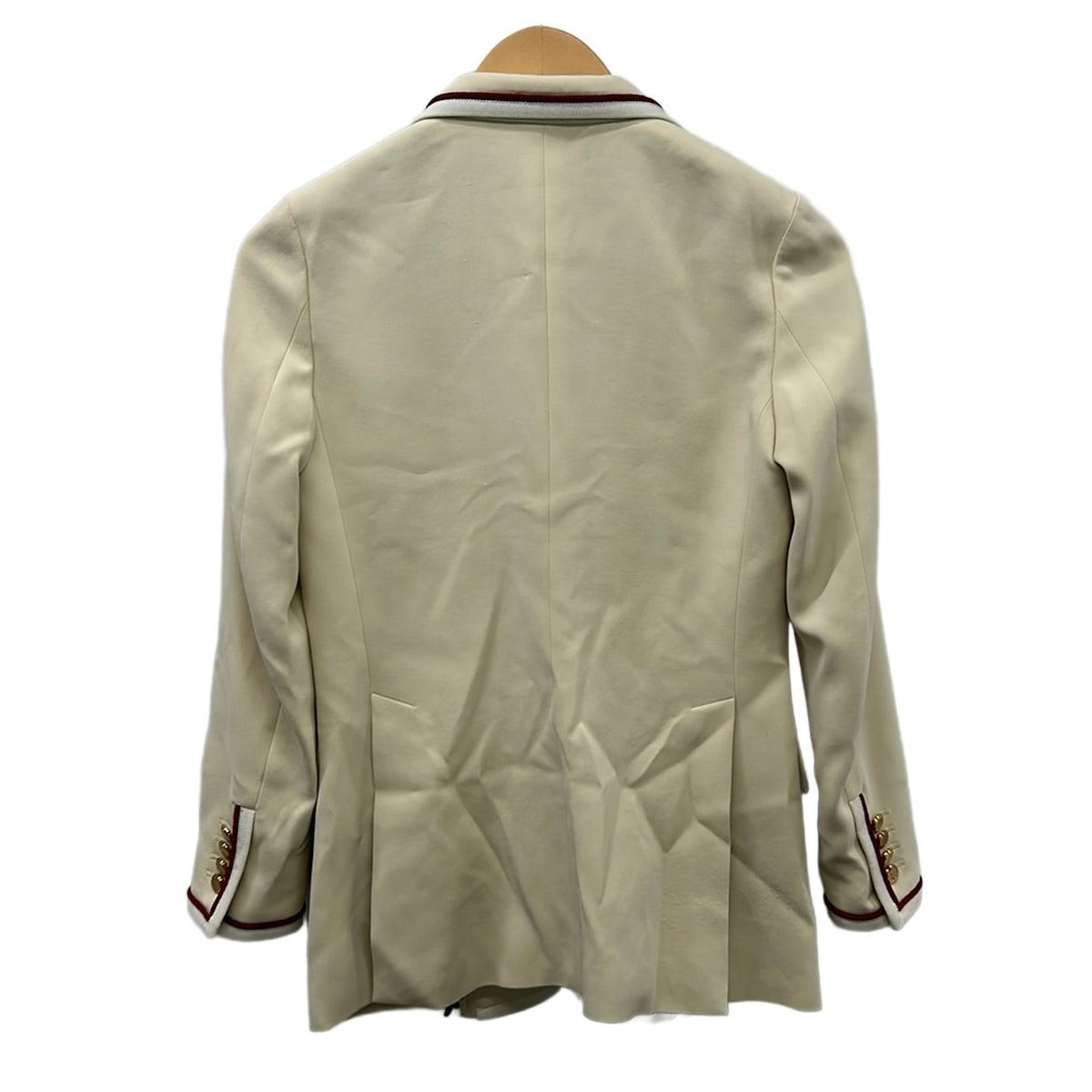 Gucci Jacket 38 S Ivory Bordeaux Long Sleeve Autumn Winter — view 2