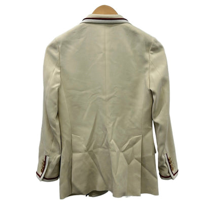 Gucci Jacket 38 S Ivory Bordeaux Long Sleeve Autumn Winter — view 2
