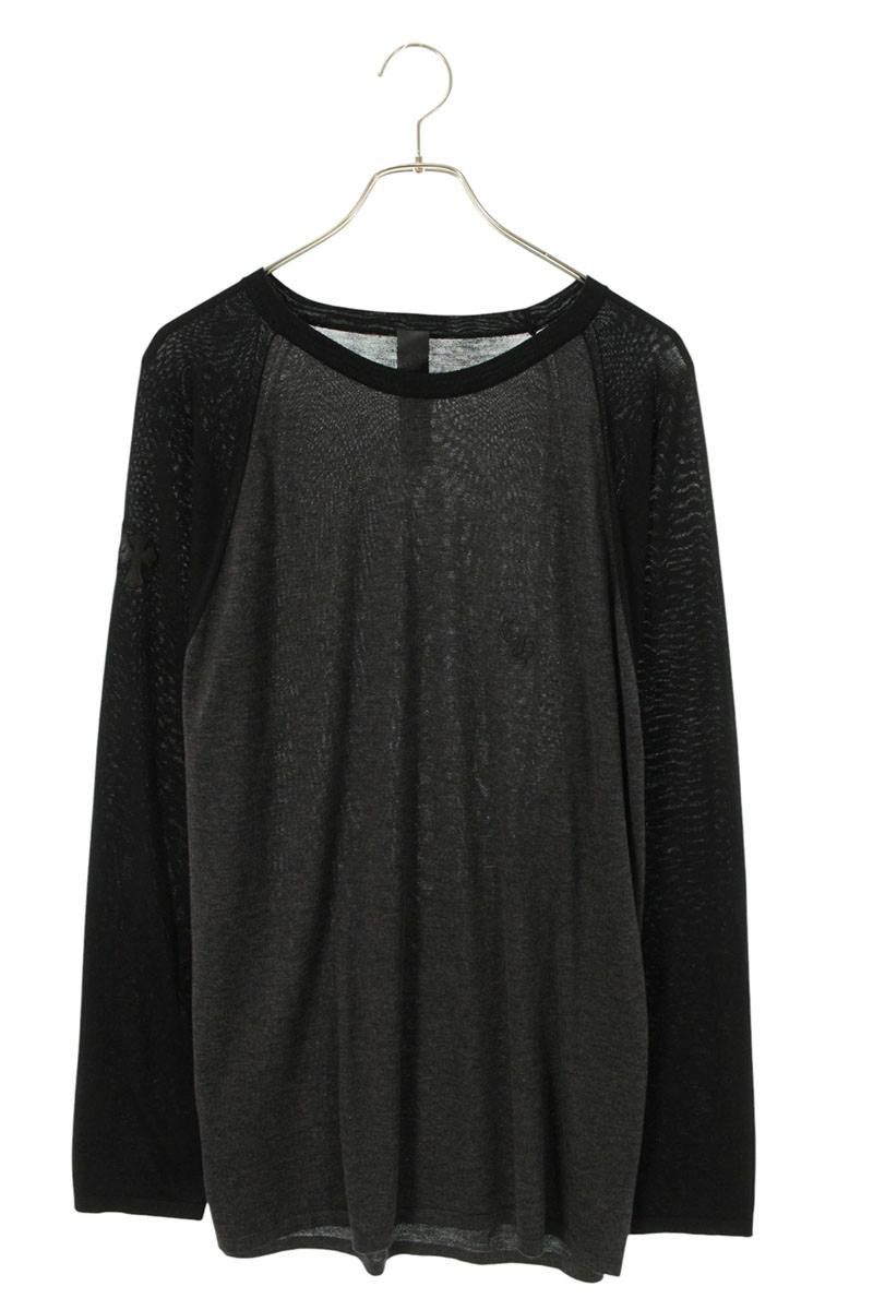 Chrome Hearts Not Long Sleeve Top with Triple Cross Patch XL