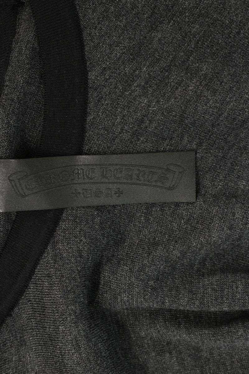 Chrome Hearts Not Long Sleeve Top with Triple Cross Patch XL — view 3