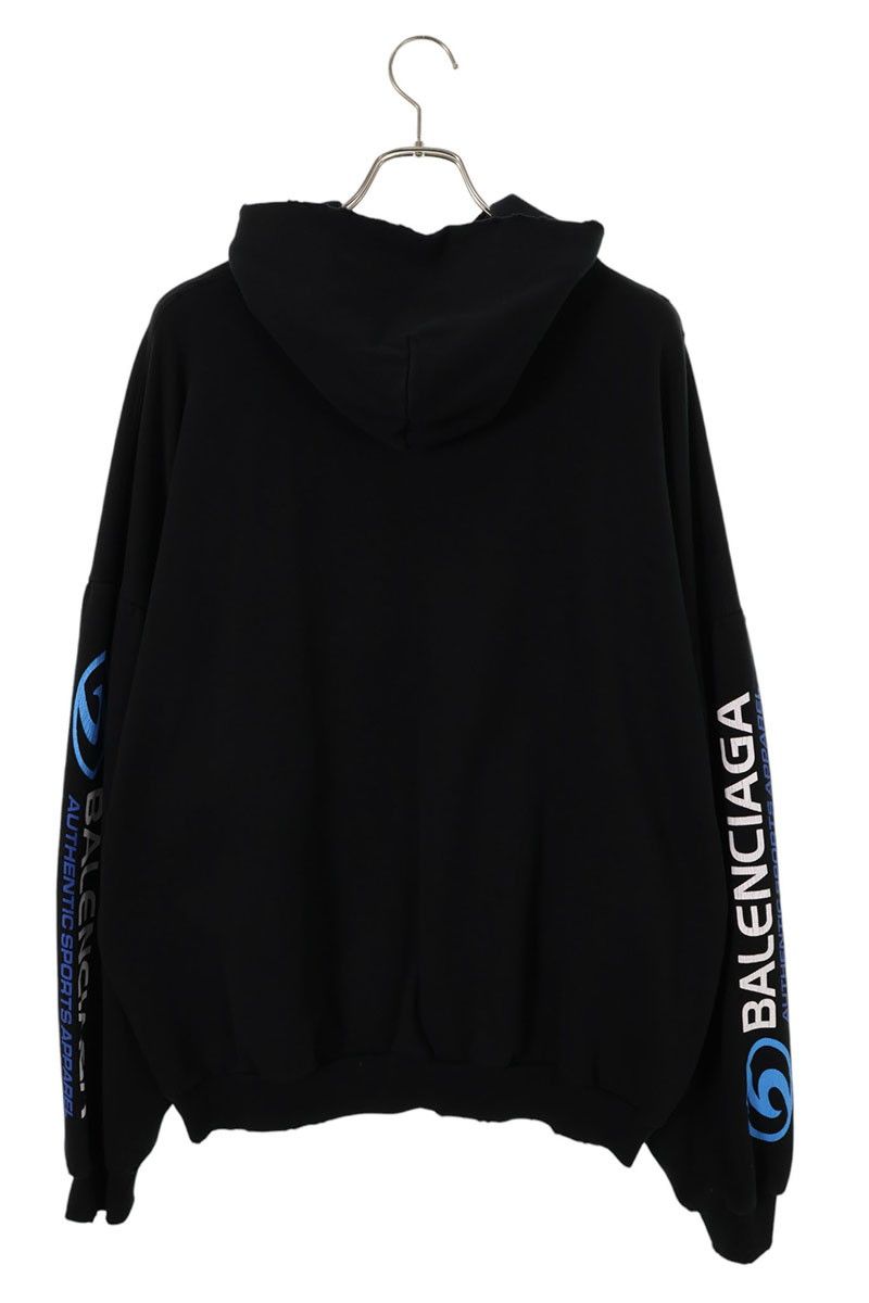Balenciaga Distressed Round Hoodie — view 2