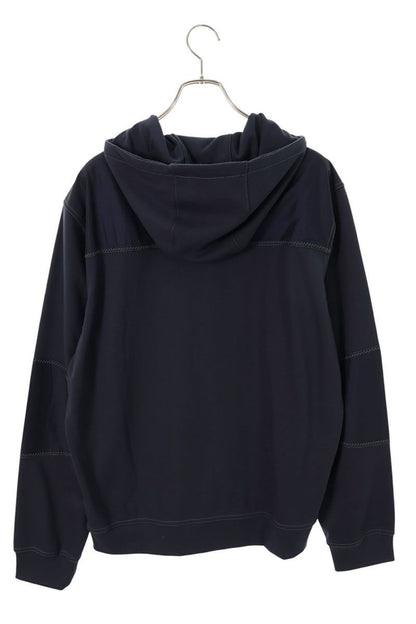 Hermes Voile Nylon Trim Zip Up Hoodie — view 2