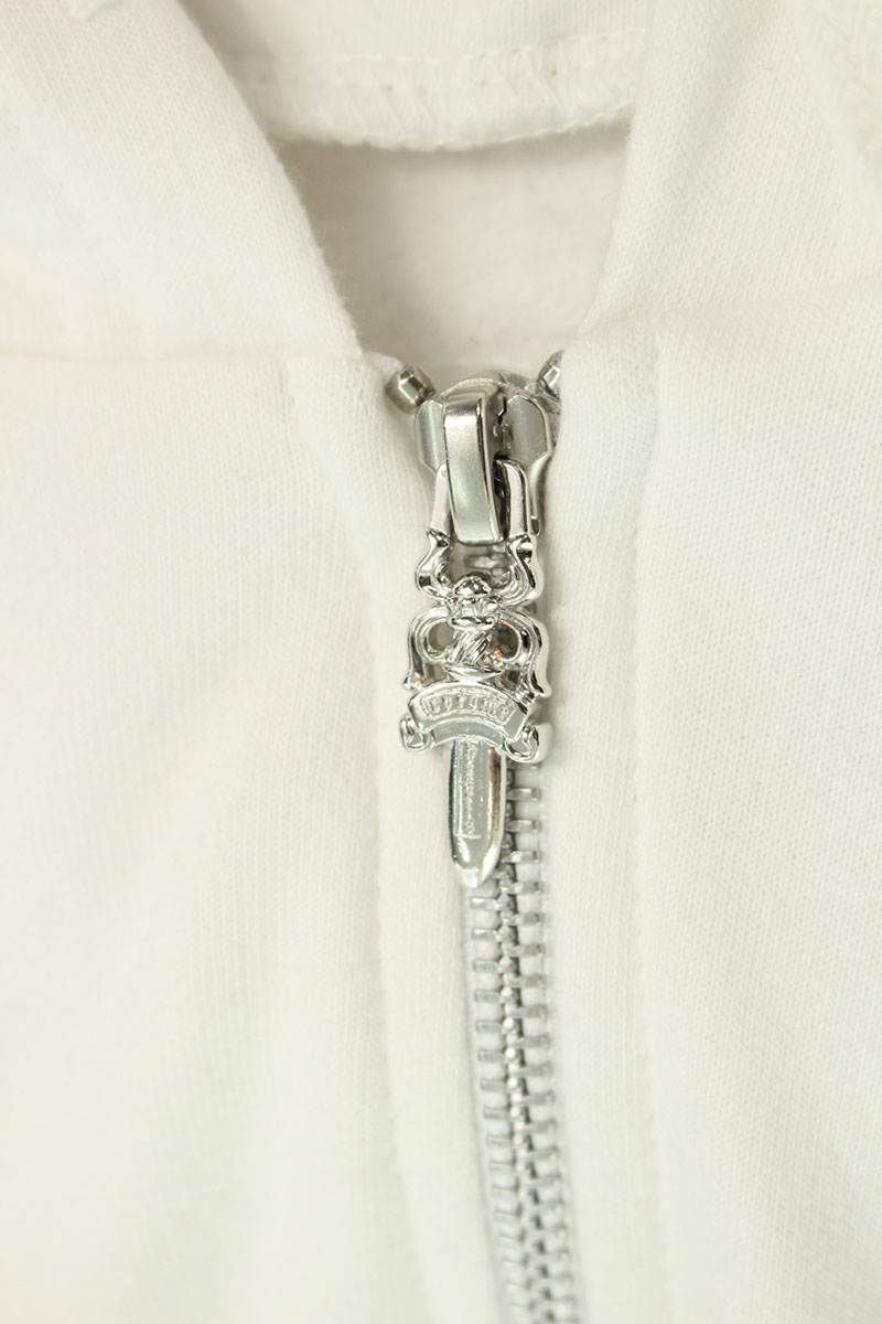 Chrome Hearts Sweatshirt HD Zip Sleeve Logo Print Zip Hoodie — view 3