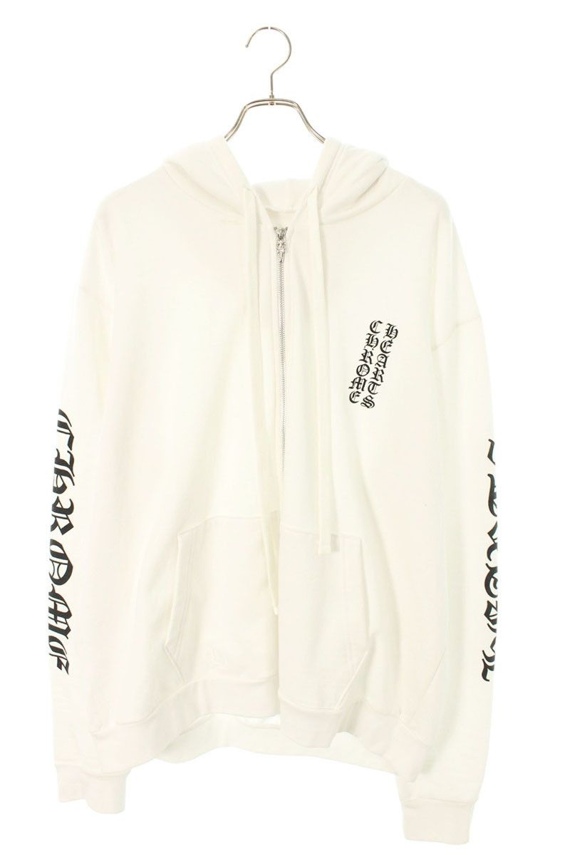 Chrome Hearts Sweatshirt HD Zip Sleeve Logo Print Zip Hoodie