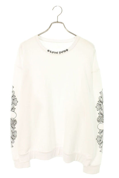 Chrome Hearts Sweatshirt Plvr Sleeve Floral Heart Love
