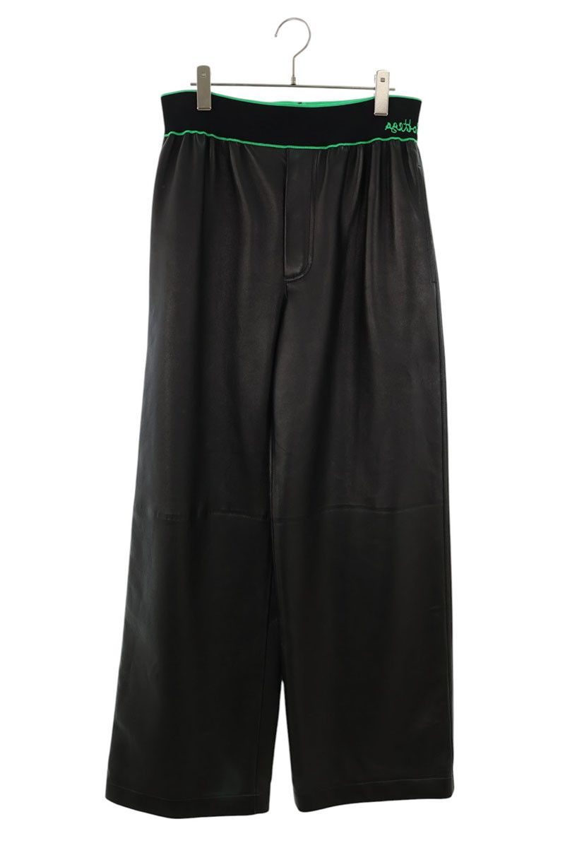 Bottega Veneta Leather Easy Long Pants