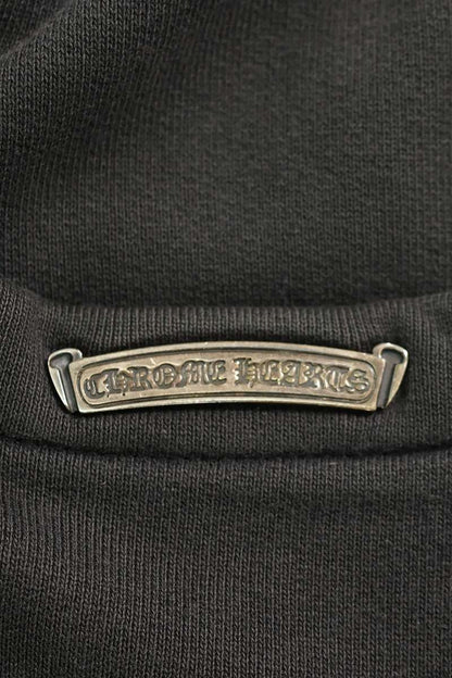Chrome Hearts Not Gyn Paper Jam 3 Cemetery Cross Leather Patch Sweatshirt Long — view 5