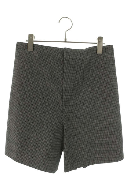Dior Houndstooth Side Button Shorts 46