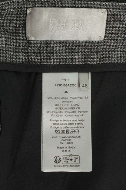 Dior Houndstooth Side Button Shorts 46 — view 3