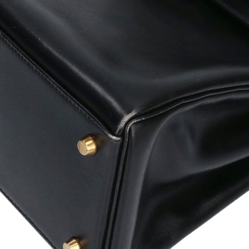 Hermes Kelly 35 Box Calf Leather Handbag 35 — view 5