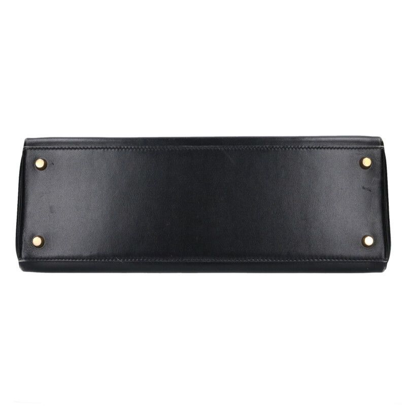 Hermes Kelly 35 Box Calf Leather Handbag 35 — view 4