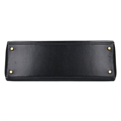 Hermes Kelly 35 Box Calf Leather Handbag 35 — view 4