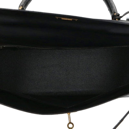 Hermes Kelly 35 Box Calf Leather Handbag 35 — view 3