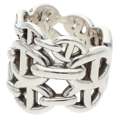 Hermes Chaine D'ancre Enchainee GM Silver Ring — view 4