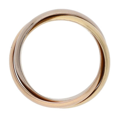 Cartier Trinity Classic 18k Yellow Gold PG WG Ring — view 4