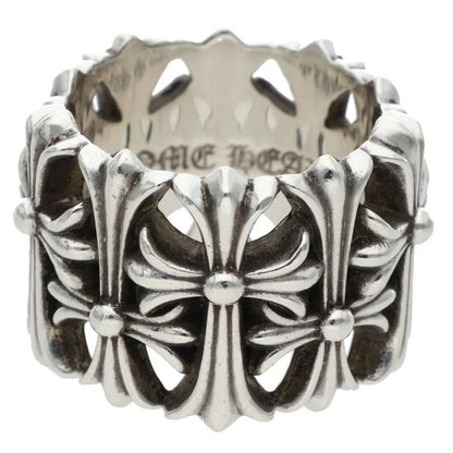 Chrome Hearts Cemetery Cross Silver Ring