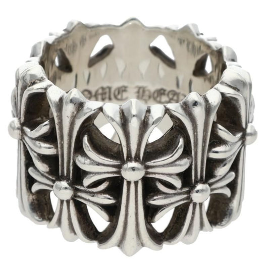 Chrome Hearts Cemetery Cross Silver Ring