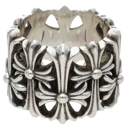 Chrome Hearts Cemetery Cross Silver Ring — view 2