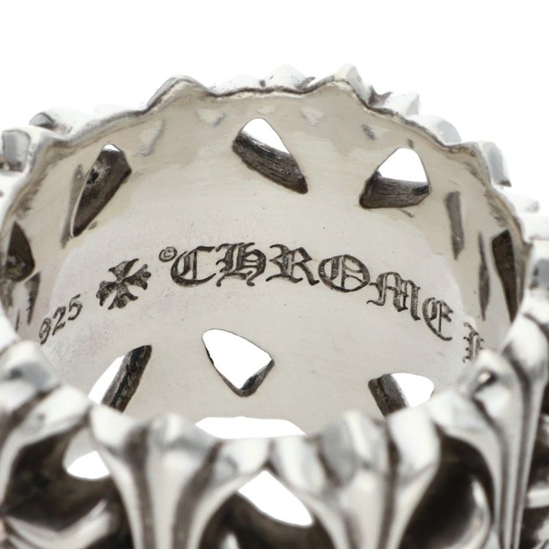 Chrome Hearts Cemetery Cross Silver Ring — view 3