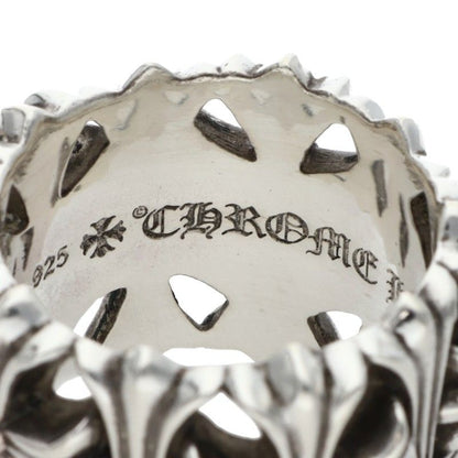 Chrome Hearts Cemetery Cross Silver Ring — view 3