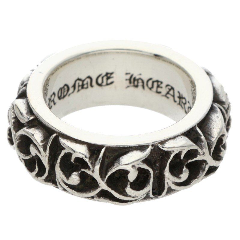 Chrome Hearts Etrnity Vine Band Eternity Silver Ring