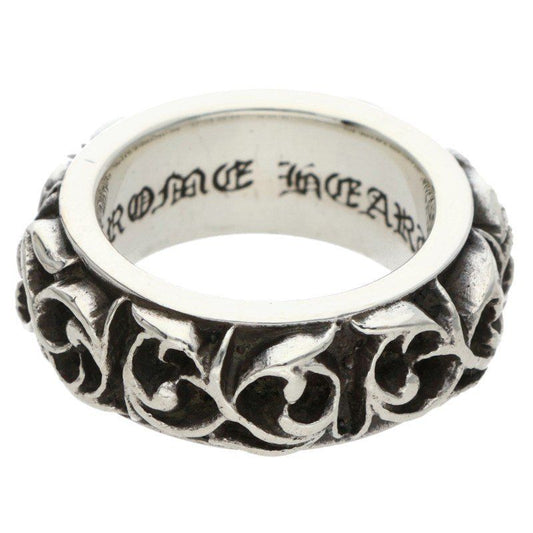 Chrome Hearts Etrnity Vine Band Eternity Silver Ring