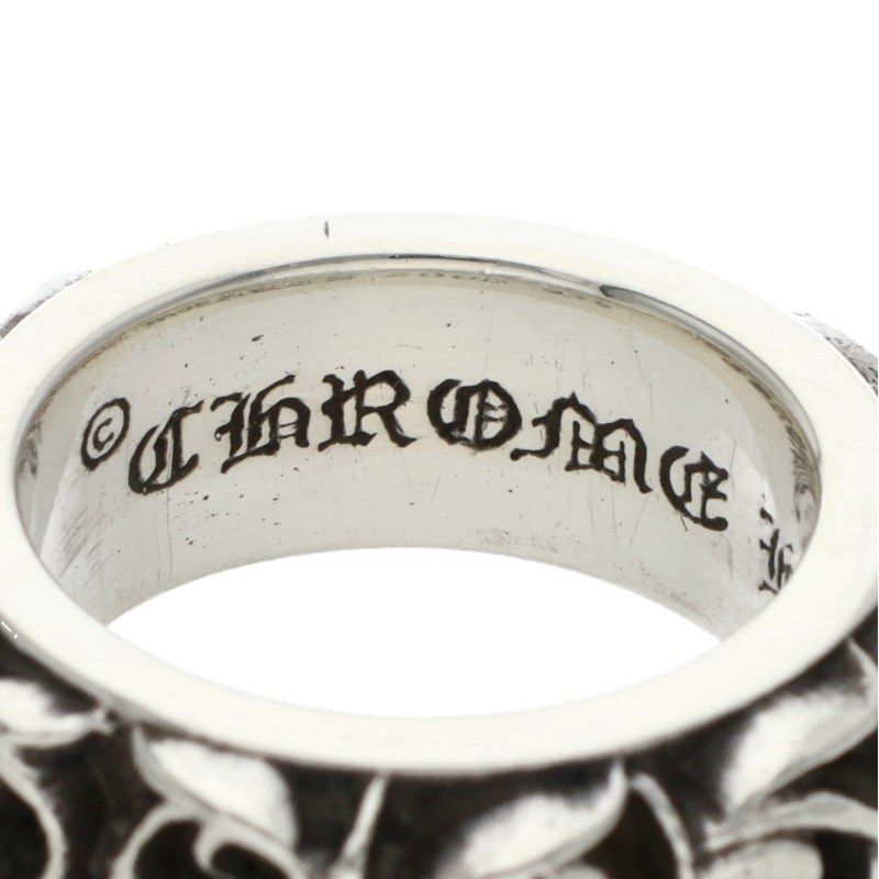 Chrome Hearts Etrnity Vine Band Eternity Silver Ring — view 3