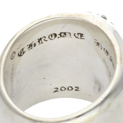Chrome Hearts Classic Oval Cross Silver Ring — view 3