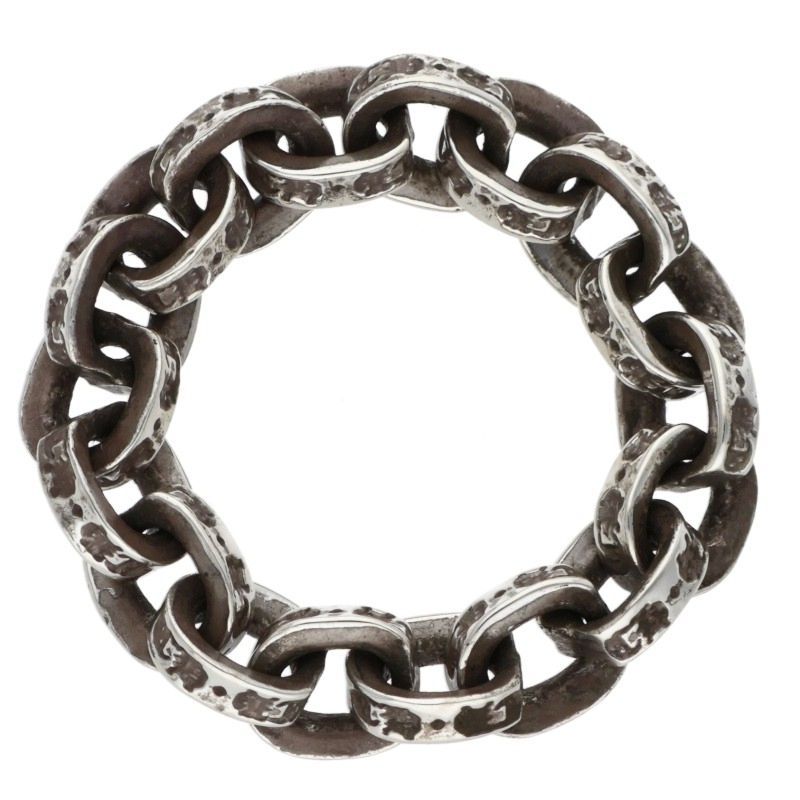 Chrome Hearts Paper Chain Ring Silver — view 2