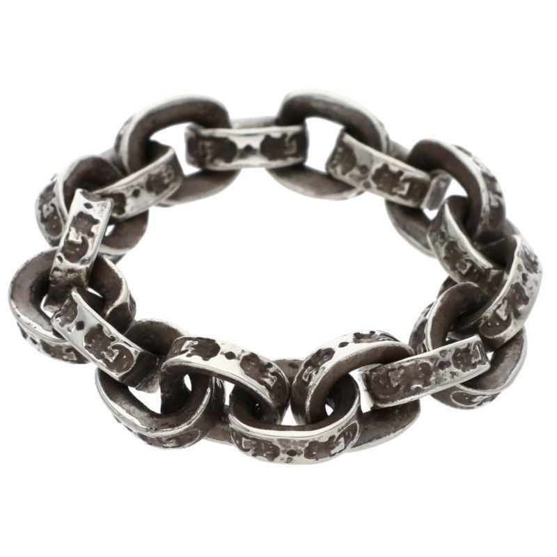 Chrome Hearts Paper Chain Ring Silver — view 3