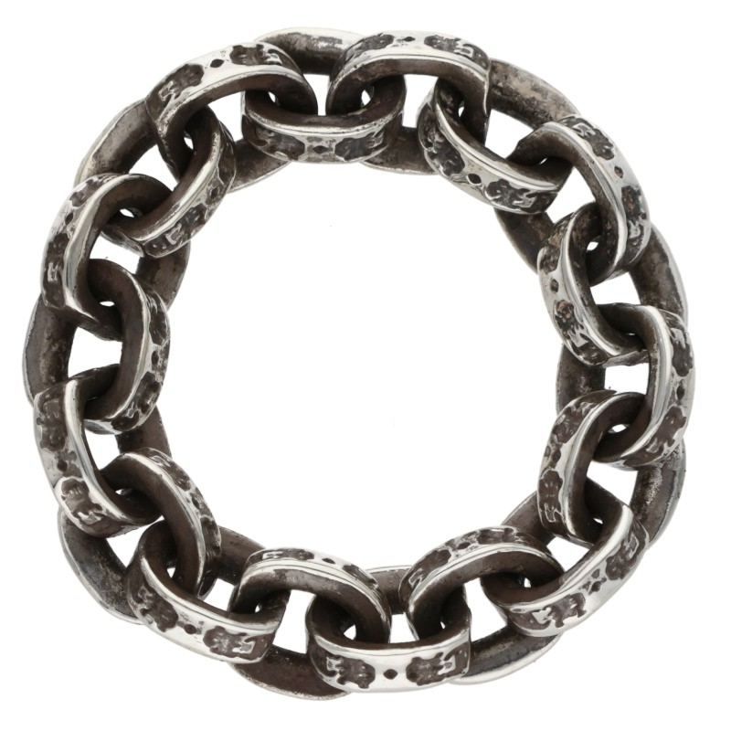 Chrome Hearts Paper Chain Ring Silver