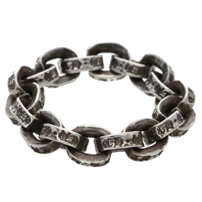 Chrome Hearts Paper Chain Ring Silver — view 4