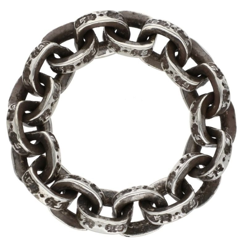 Chrome Hearts Paper Chain Ring Silver — view 2