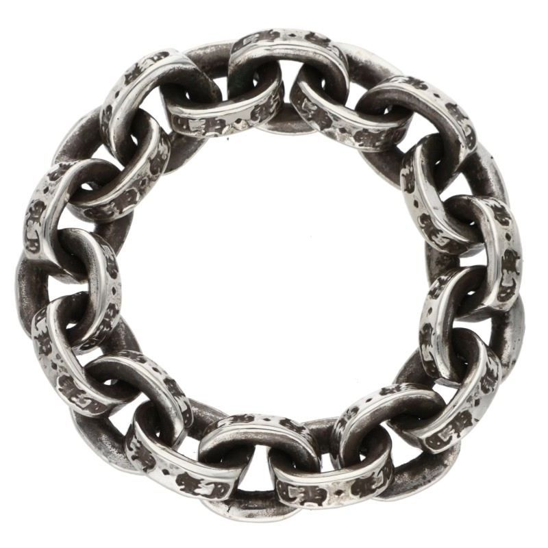 Chrome Hearts Paper Chain Ring Silver