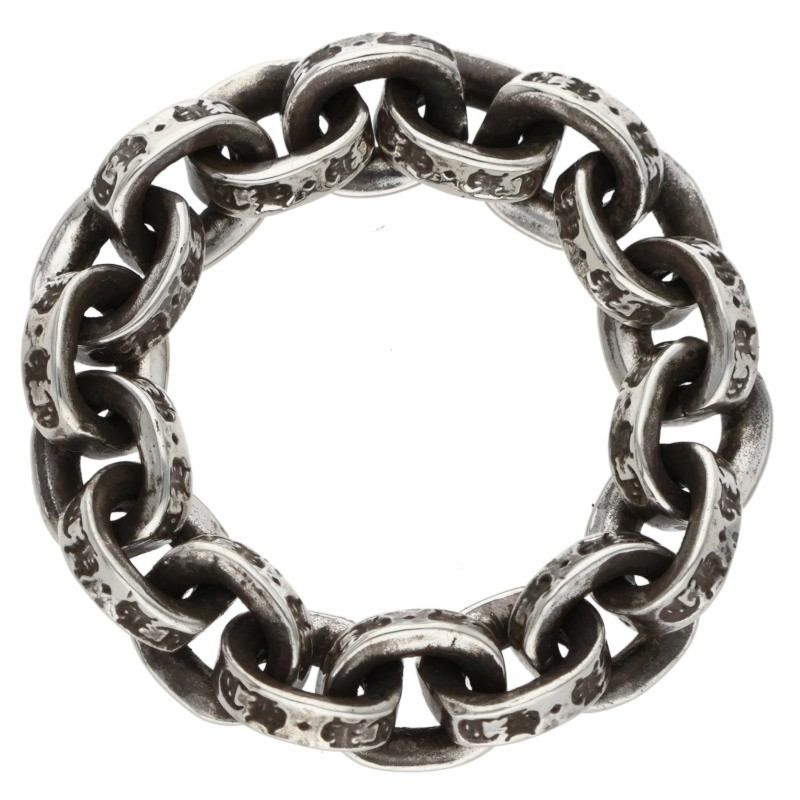 Chrome Hearts Paper Chain Ring Silver — view 2