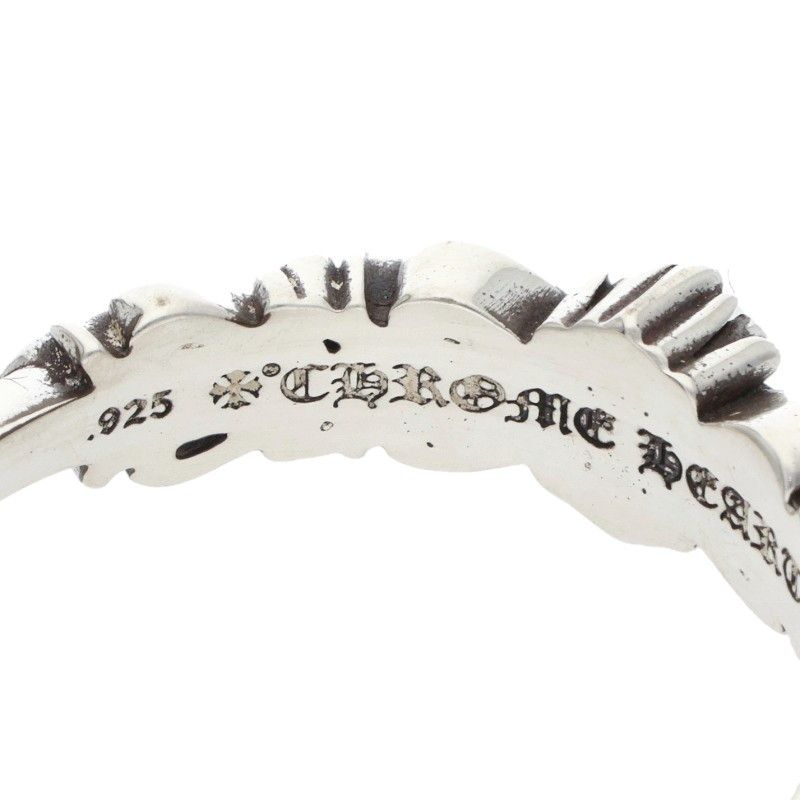 Chrome Hearts Baby Clsc Classic Double Floral Silver Ring — view 3