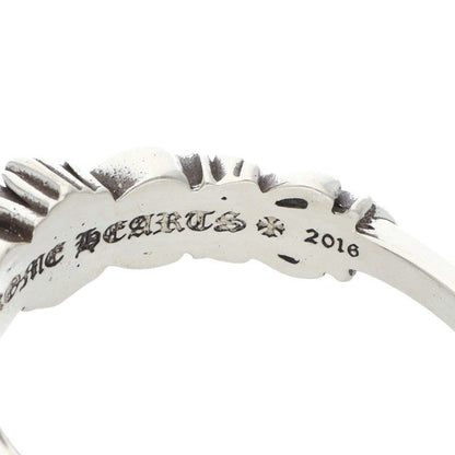 Chrome Hearts Baby Clsc Classic Double Floral Silver Ring — view 4