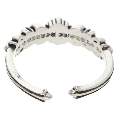 Chrome Hearts Baby Clsc Classic Double Floral Silver Ring — view 2