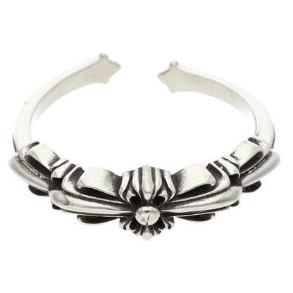 Chrome Hearts Baby Clsc Classic Double Floral Silver Ring